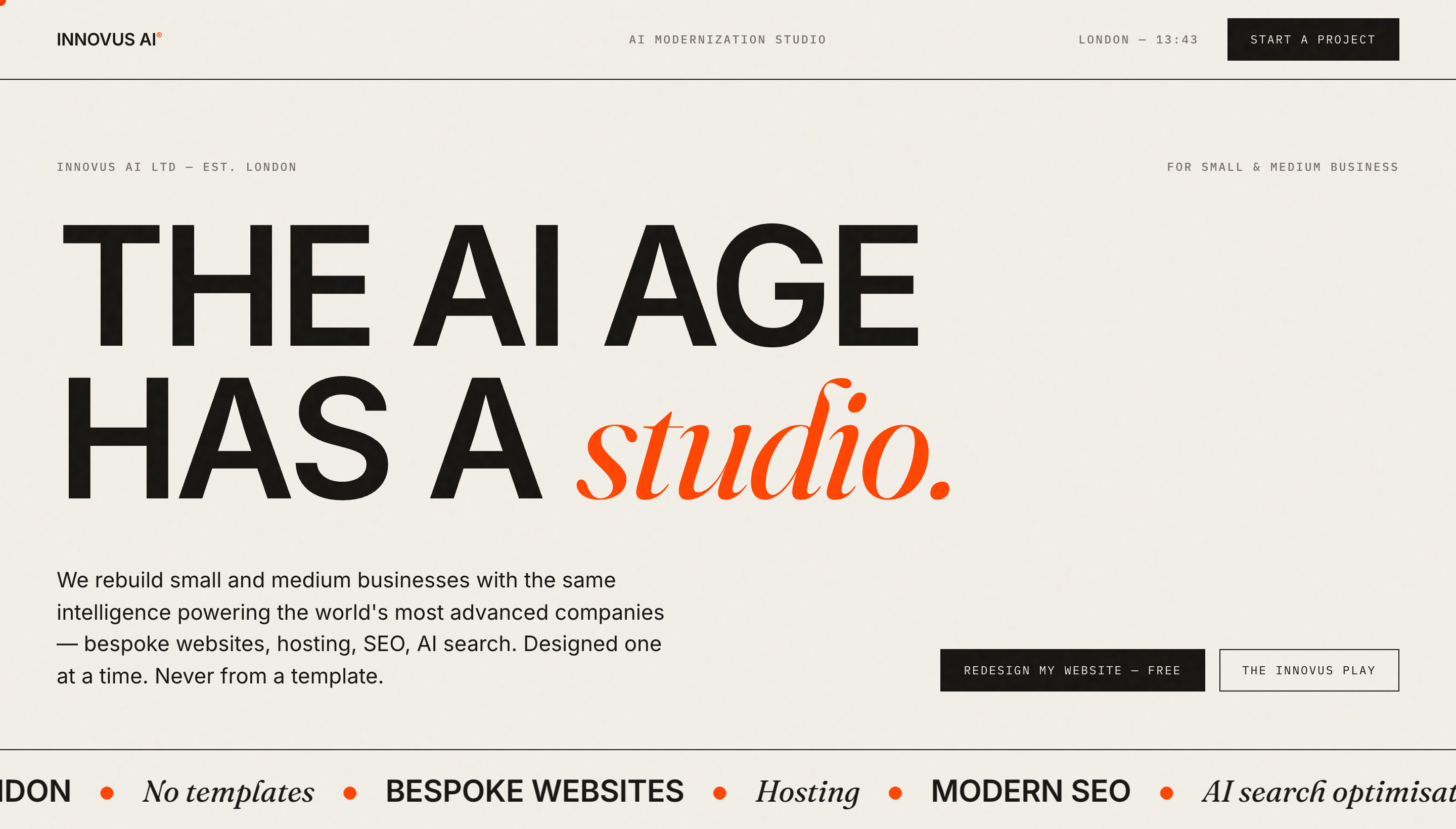 innovus.studio hero